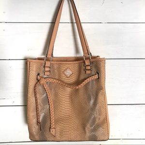 Simply Vera Wang Snakeskin Bag EUC